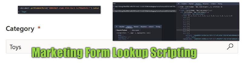 Featured image of post CIJ Form Scripting: Working with Lookups