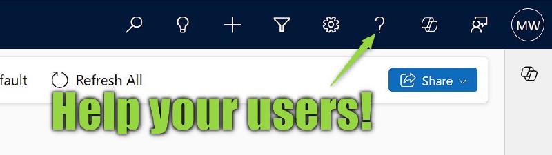 Featured image of post Help your users!